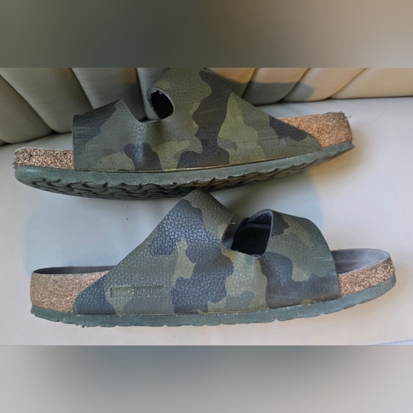 Birkenstock Sandals ArizonaDesert Soil Camo Green Mens Size 9-9.5 (42) - Picture 8 of 9